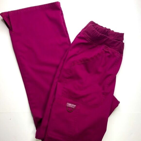 Cherokee Pants - Cherokee Workwear Purple Red Scrub Pants Cargo Medical Uniform Scrubs